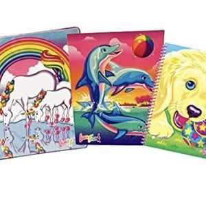 2 Sets Lisa Frank Birthday Binder Bundle Lot of 2
